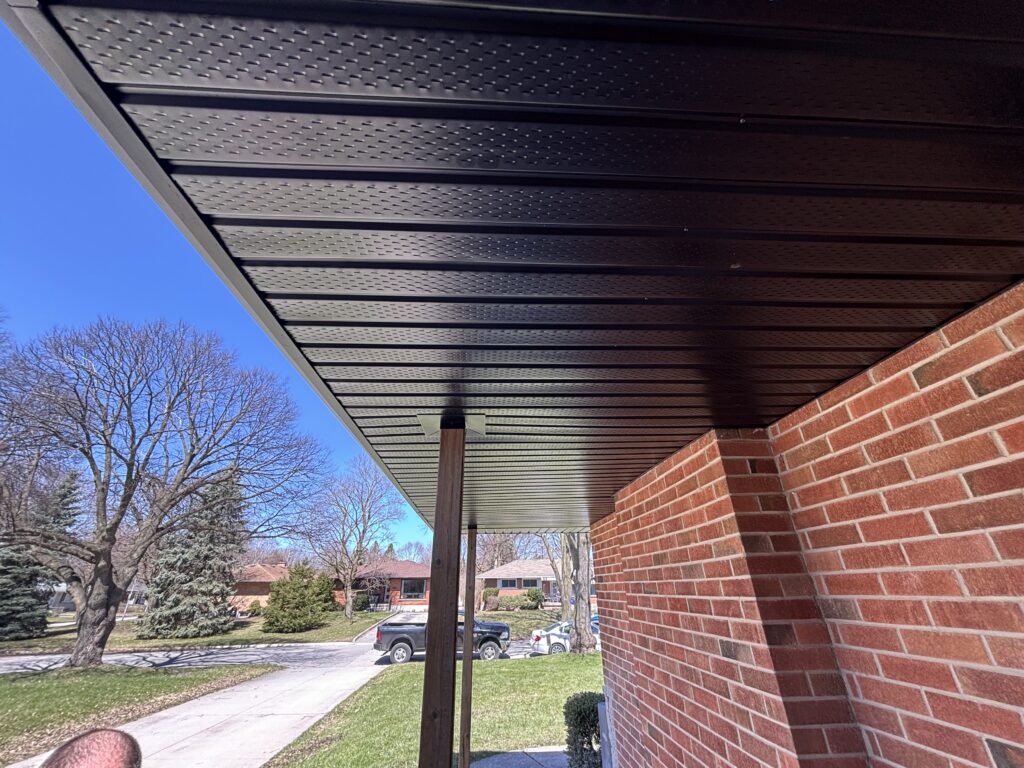 london exteriors and renovation soffit project completed.